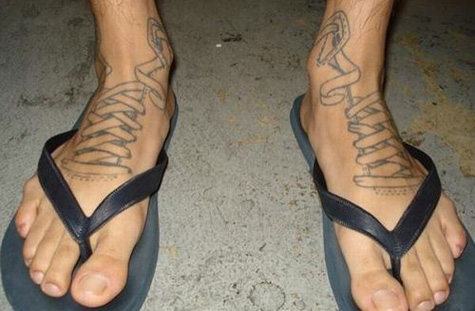 Shoelace Tattoos